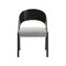 Armen Living Venus and Polly 5 Piece Black Marble Round Dining Set SETVEDIBLK5C - alternate 5